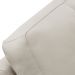 Sofá 3 Lugares Para Sala Living Industrial 240cm Amélie L06 Couro Off White - Lyam Decor