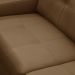 Sofá 3 Lugares Para Sala de Estar Living 205cm Vienne L06 Couro Marrom Claro - Lyam Decor