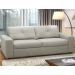 Sofá 3 Lugares Para Sala de Estar Living 205cm Vienne L06 Couro Pérola - Lyam Decor