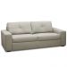 Sofá 3 Lugares Para Sala de Estar Living 235cm Vienne L06 Couro Pérola - Lyam Decor