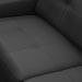 Sofá 3 Lugares Para Sala de Estar Living 235cm Vienne L06 Couro Preto - Lyam Decor