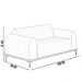 Sofá 3 Lugares Para Sala de Estar Molino 180 cm D02 Pés D'Ouro Linho Verde Musgo C-117 - Lyam Decor