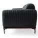 Sofá 3 Lugares Para Sala de Estar Molino 230 cm D02 Linho Chumbo B-163- Lyam Decor