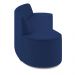 Sofá 3 Lugares Sala de Estar Cancún D02 Veludo Azul Marinho 210 cm C-287 - Lyam Decor