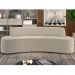 Sofá 3 Lugares Sala de Estar Cancún D02 Veludo Champagne 210 cm C-68 - Lyam Decor