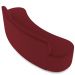Sofá 3 Lugares Sala de Estar Cancún D02 Veludo Marsala 180 cm C-278 - Lyam Decor
