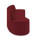 Sofá 3 Lugares Sala de Estar Cancún D02 Veludo Marsala 210 cm C-278 - Lyam Decor
