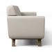 Sofá 3 Lugares Sala de Estar Miami 210 cm D02 Linho Cru A-430 - Lyam Decor
