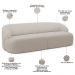 Sofá 4 Lugares Curvo Orgânico Para Sala Living 280cm Barolo L06 Bouclê Bege - Lyam Decor