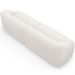Sofá 4 Lugares Curvo Orgânico Para Sala Living 280cm Barolo L06 Bouclê Branco - Lyam Decor