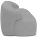 Sofá 4 Lugares Curvo Orgânico Para Sala Living 280cm Barolo L06 Linho Cinza Escuro - Lyam Decor