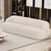 Sofá 4 Lugares Curvo Orgânico Para Sala Living 280cm Barolo L06 Linho Mescla - Lyam Decor