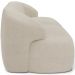 Sofá 4 Lugares Curvo Orgânico com 02 Poltronas Para Sala Living 280cm Barolo L06 Linho Bege Escuro - Lyam Decor