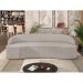 Sofá 4 Lugares Curvo Sala de Estar Living Lótus D02 Bouclê Bege 230 cm B-62 - Lyam Decor