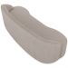 Sofá 4 Lugares Curvo Sala de Estar Living Lótus D02 Bouclê Bege 260 cm B-62 - Lyam Decor