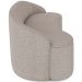 Sofá 4 Lugares Curvo Sala de Estar Living Lótus D02 Bouclê Bege 260 cm B-62 - Lyam Decor