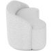 Sofá 4 Lugares Curvo Sala de Estar Living Lótus D02 Bouclê Branco 280 cm B-53 - Lyam