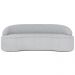Sofá 4 Lugares Curvo Sala de Estar Living Lótus D02 Bouclê Cinza 260 cm B-56 - Lyam Decor