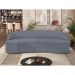 Sofá 4 Lugares Curvo Sala de Estar Living Lótus D02 Bouclê Cinza Escuro 260 cm B-64 - Lyam Decor