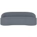 Sofá 4 Lugares Curvo Sala de Estar Living Lótus D02 Bouclê Cinza Escuro 260 cm B-64 - Lyam Decor