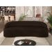 Sofá 4 Lugares Curvo Sala de Estar Living Lótus D02 Corano Marrom 260 cm B-98 - Lyam
