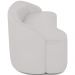 Sofá 4 Lugares Curvo Sala de Estar Living Lótus D02 Corino Branco 280 cm C-12 - Lyam