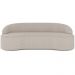 Sofá 4 Lugares Curvo Sala de Estar Living Lótus D02 Linho Bege 260 cm D-463 - Lyam Decor