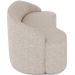 Sofá 4 Lugares Curvo Sala de Estar Living Lótus D02 Linho Bege 280 cm D-463 - Lyam