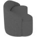 Sofá 4 Lugares Curvo Sala de Estar Living Lótus D02 Linho Cinza Escuro 280 cm C-416 - Lyam