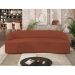 Sofá 4 Lugares Curvo Sala de Estar Living Lótus D02 Linho Terracota 260 cm B-355 - Lyam Decor
