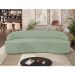 Sofá 4 Lugares Curvo Sala de Estar Living Lótus D02 Linho Verde 260 cm D-477 - Lyam Decor
