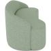 Sofá 4 Lugares Curvo Sala de Estar Living Lótus D02 Linho Verde 260 cm D-477 - Lyam Decor