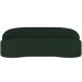 Sofá 4 Lugares Curvo Sala de Estar Living Lótus D02 Linho Verde Musgo 260 cm C-117 - Lyam Decor