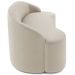 Sofá 4 Lugares Curvo Sala de Estar Living Lótus D02 Veludo Bege 260 cm C-309 - Lyam Decor