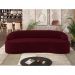 Sofá 4 Lugares Curvo Sala de Estar Living Lótus D02 Veludo Marsala 280 cm C-278 - Lyam