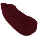 Sofá 4 Lugares Curvo Sala de Estar Living Lótus D02 Veludo Marsala 280 cm C-278 - Lyam