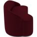 Sofá 4 Lugares Curvo Sala de Estar Living Lótus D02 Veludo Marsala 280 cm C-278 - Lyam