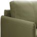 Sofá 4 Lugares Para Sala Living Industrial 264cm Italy L06 Couro Verde Musgo - Lyam Decor