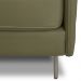 Sofá 4 Lugares Para Sala Living Industrial 270cm Romero L06 Couro Verde Musgo - Lyam Decor