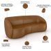 Sofá 4 Lugares Para Sala Living Orgânico 240cm Eron M03 Couríssimo Whisky - Lyam Decor