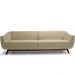 Sofá 4 Lugares Para Sala de Estar Atenas 280 cm D02 Linho Bege B-298 - Lyam Decor