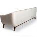 Sofá 4 Lugares Para Sala de Estar Atenas 300 cm D02 Linho Bege C-443 - Lyam Decor