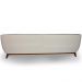 Sofá 4 Lugares Para Sala de Estar Atenas 300 cm D02 Linho Bege C-443 - Lyam Decor