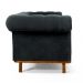 Sofá 4 Lugares Para Sala de Estar Império 260 cm D02 Veludo Cinza C-317 - Lyam Decor