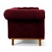 Sofá 4 Lugares Para Sala de Estar Império 300 cm D02 Veludo Marsala B-278 - Lyam Decor