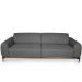 Sofá 4 Lugares Para Sala de Estar Molino 260 cm D02 Linho Cinza C-416 - Lyam Decor