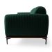 Sofá 4 Lugares Para Sala de Estar Molino 280 cm D02 Linho Verde Musgo C-117 - Lyam Decor