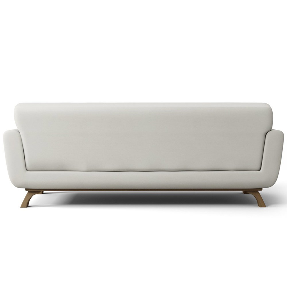 Sofá 4 Lugares Sala de Estar Miami 260 cm D02 Linho Cru A-430 - Lyam Decor