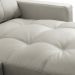 Sofá 4 Lugares com Chaise Direito Sala Living 316cm Logus L06 Couro Pérola - Lyam Decor