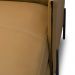 Sofá 4 Lugares com Chaise Direito Sala Living 330cm Amábile L06 Couro Marrom Claro - Lyam Decor